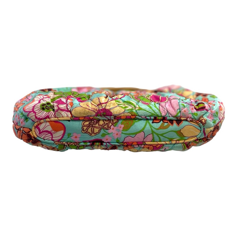 Vera Bradley Tropical Silk Bermuda with Wooden Handles Bag - Picture 5 of 7
